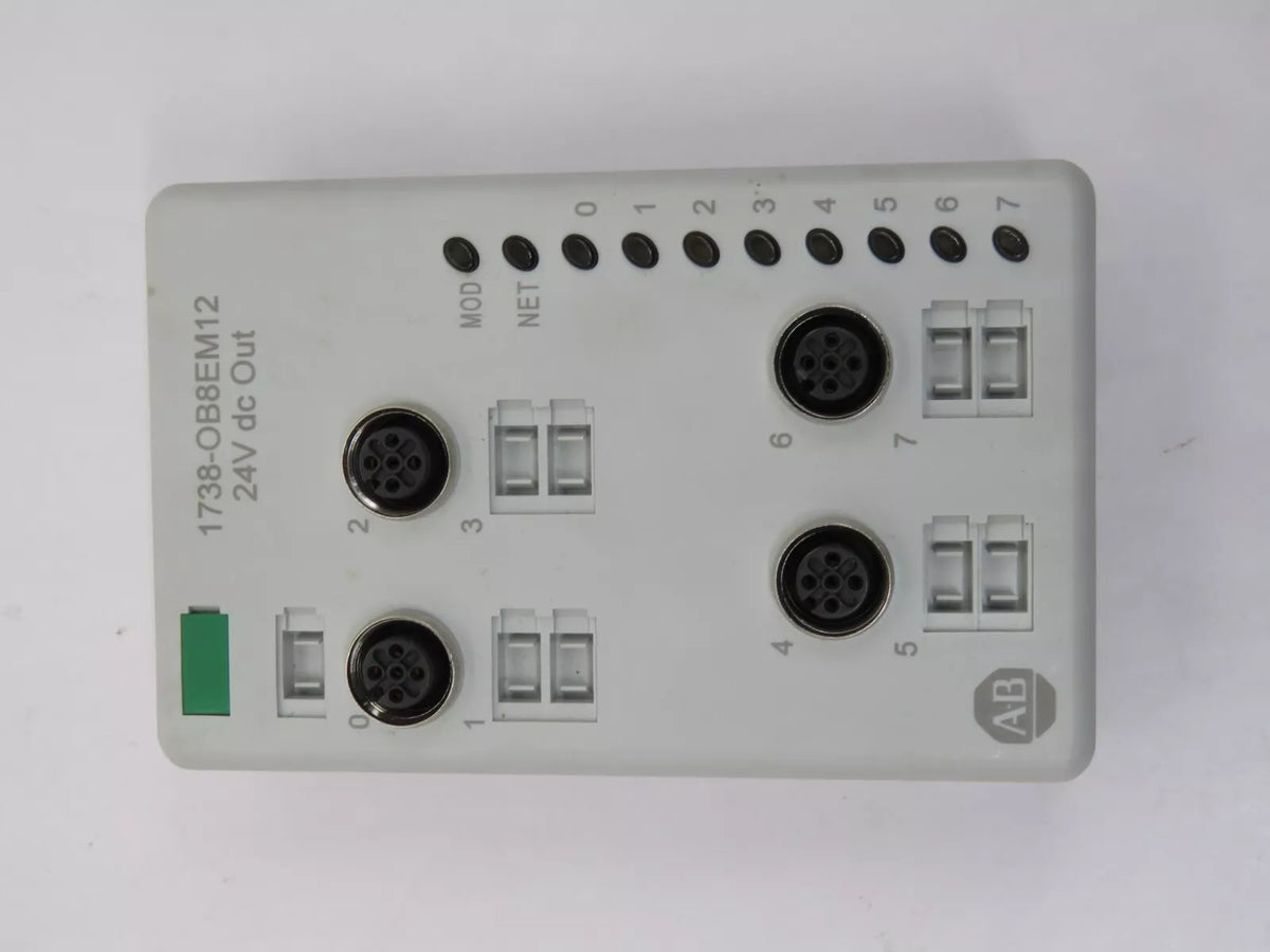 Allen Bradley 1738-0B8EM12 Digital Output Module ArmorPoint I/O 3 Amp 24V DC 2W