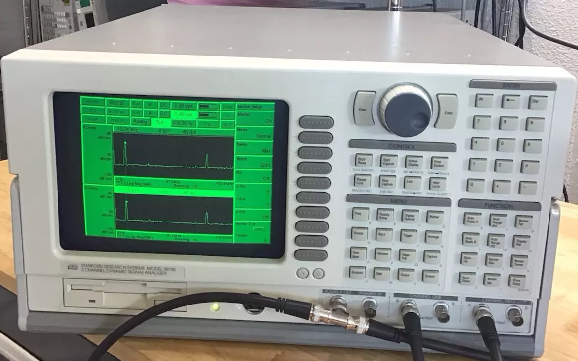 Stanford Research SRS SR785 Signal Spectrum Network Analyzer with Calibration Data