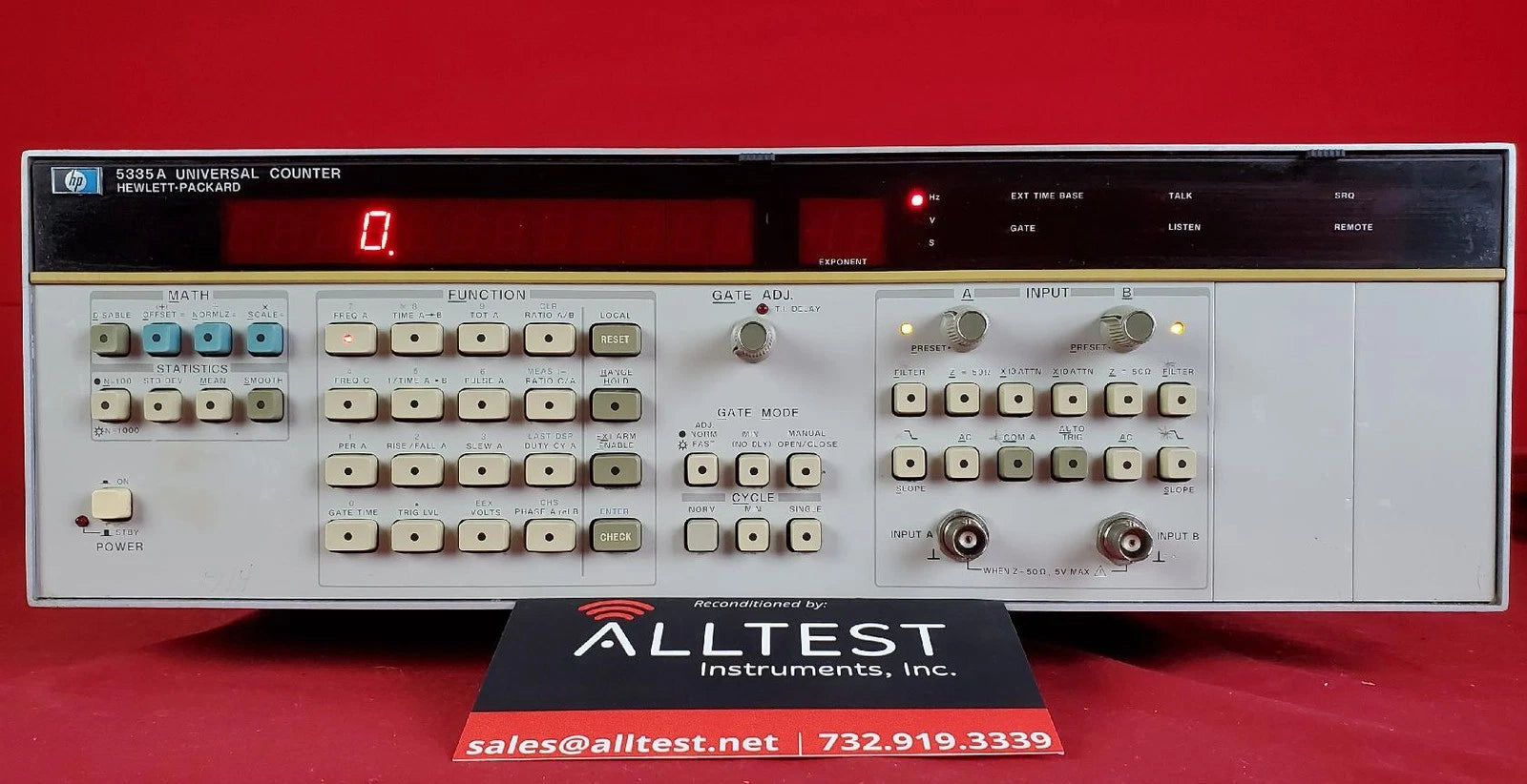 Agilent Keysight 5335A 010 040 2626A10436 Universal Counter