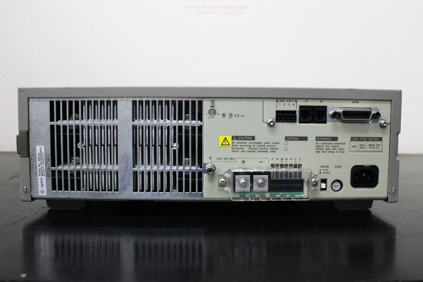 Agilent 6655A 120V 4A 500W System Power Source