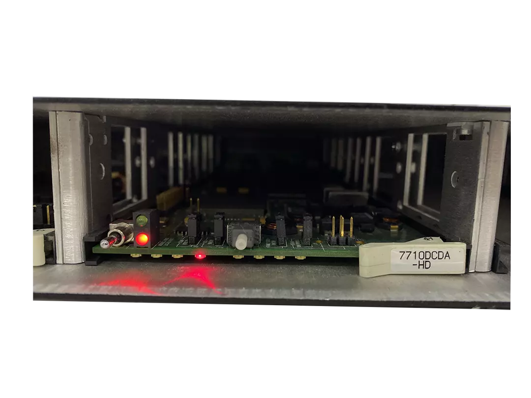 Evertz 7701 Multiframe with 7710DCDA-HD and 7750SRG-HD