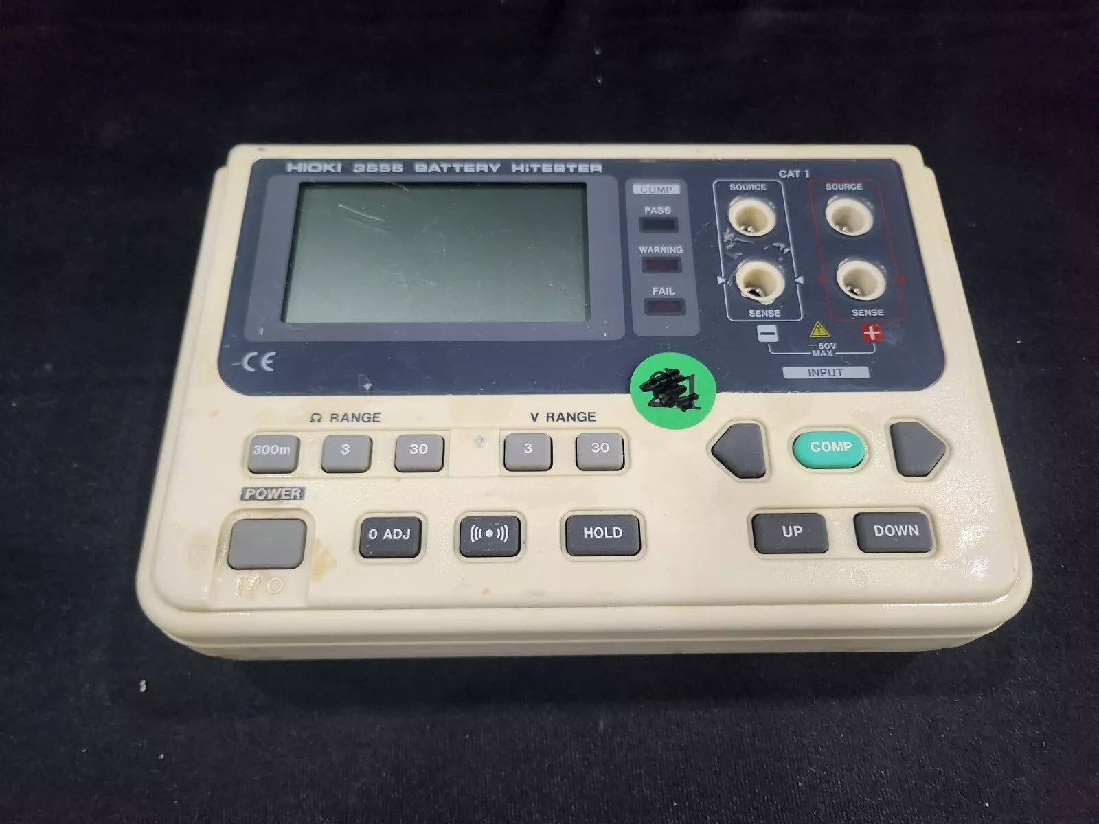 Hioki 3555 Battery HiTester without Battery and Battery Cover (1456)