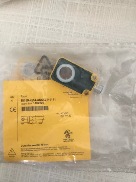 TURCK Bi15R-Q14-AN6X2-H1141 Proximity Switch Sensor
