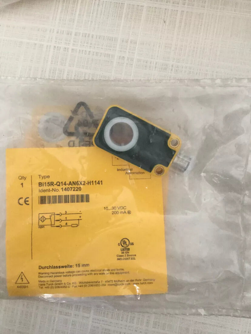 TURCK Bi15R-Q14-AN6X2-H1141 Proximity Switch Sensor