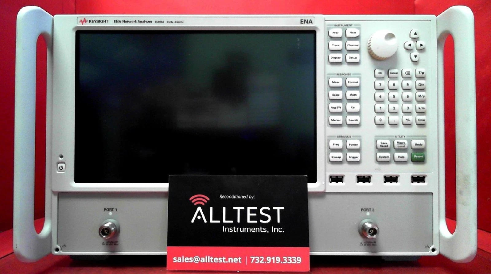 Agilent/Keysight E5080A MY55201084 ENA Vector Network Analyzer