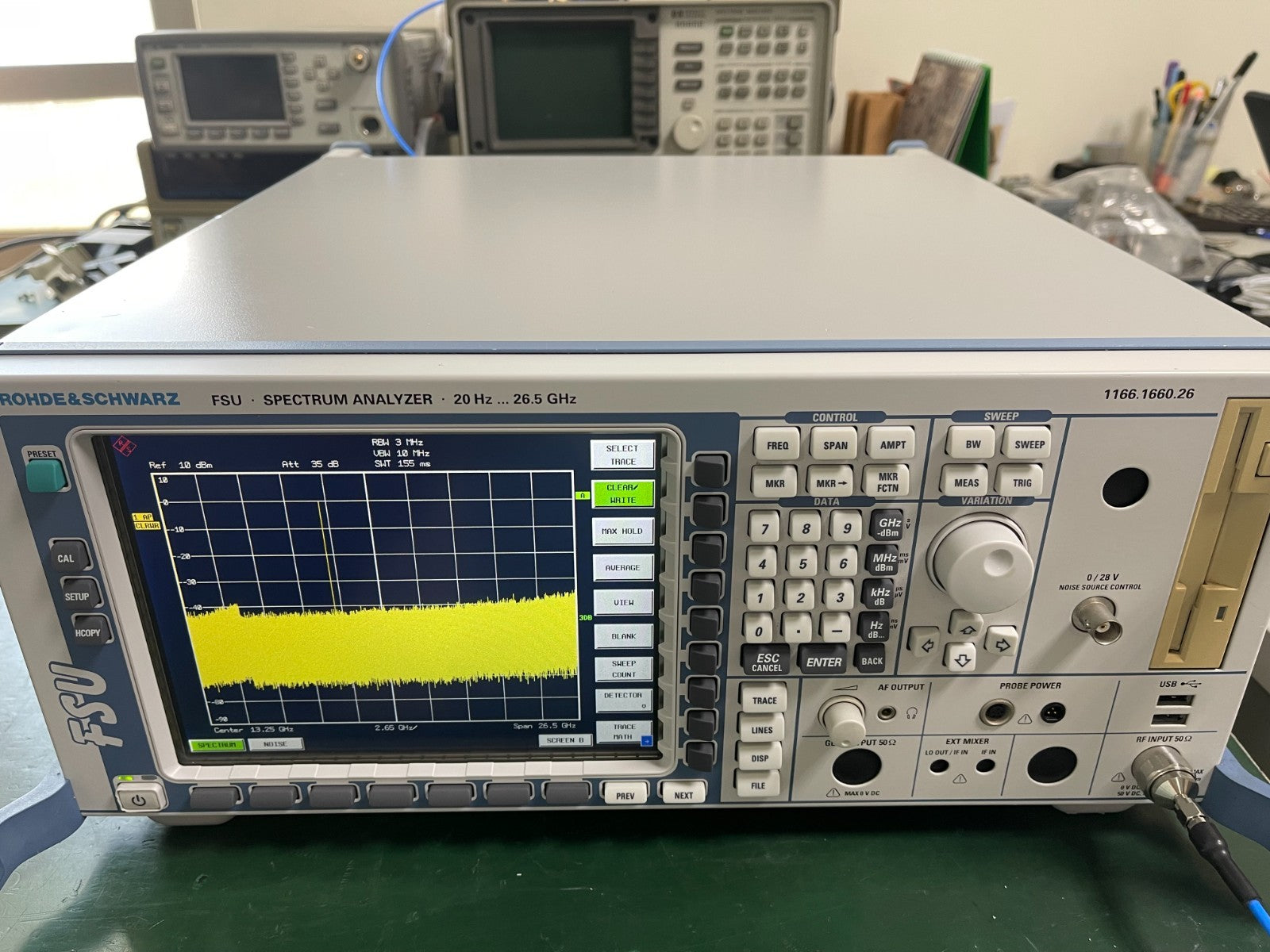 Rohde & Schwarz FSU26 20 Hz - 26.5 GHz Spectrum Analyzer w/ FSU-B25 ,FS-K30_0917 - XG eqpt