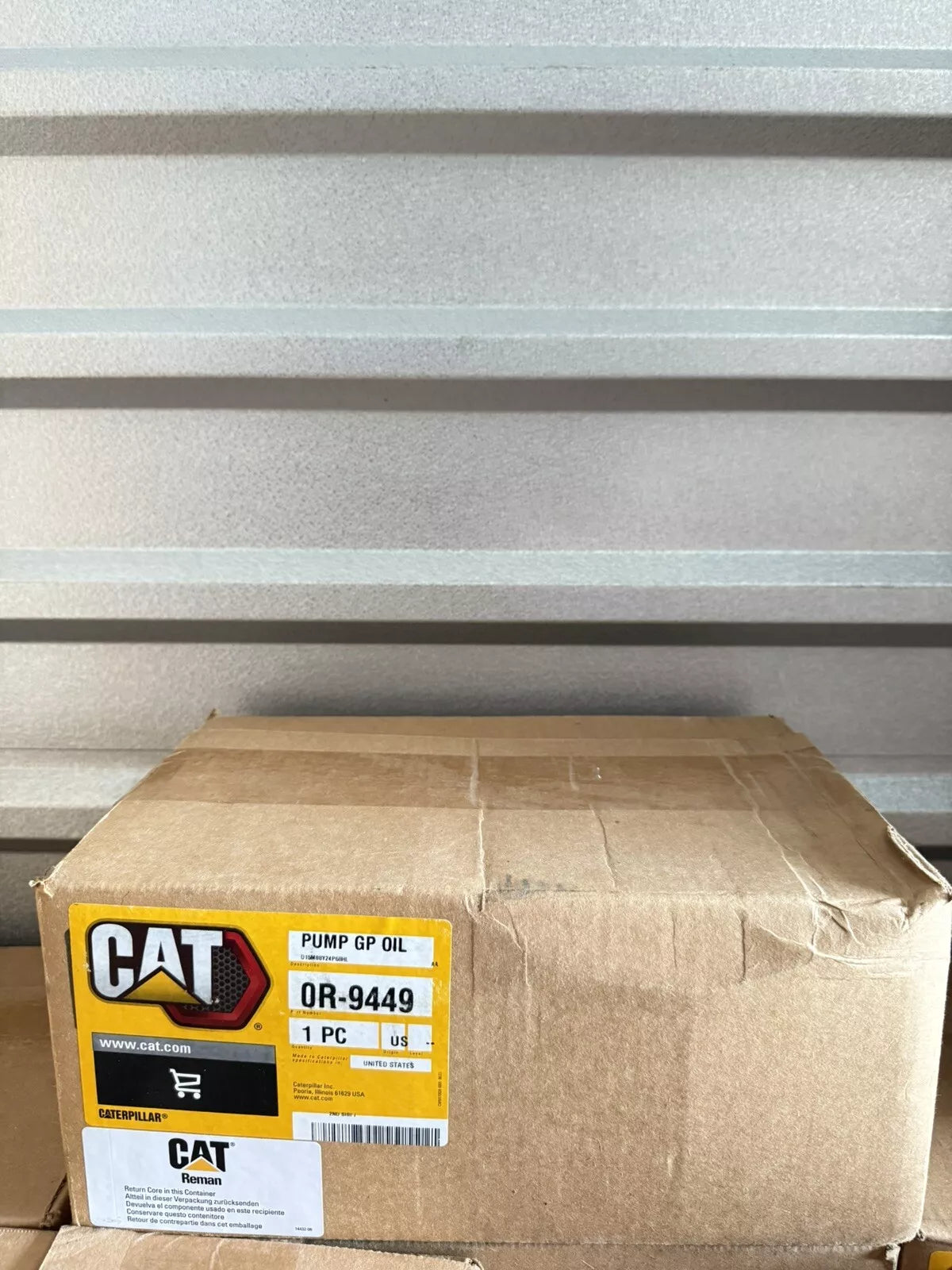 CAT 0R-9449 Engine Oil Gear Pump - New Sealed