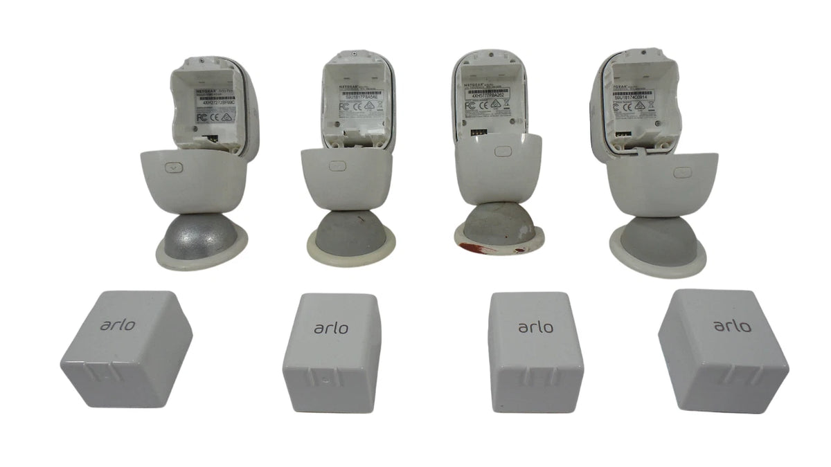 Lot of 4 Arlo Pro VMC4030 In/Outdoor Security Camera w/Batteries - Free Shipping