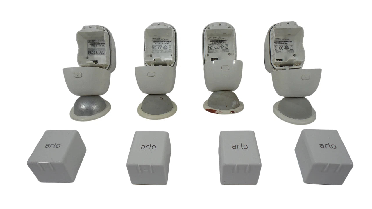 Lot of 4 Arlo Pro VMC4030 In/Outdoor Security Camera w/Batteries - Free Shipping