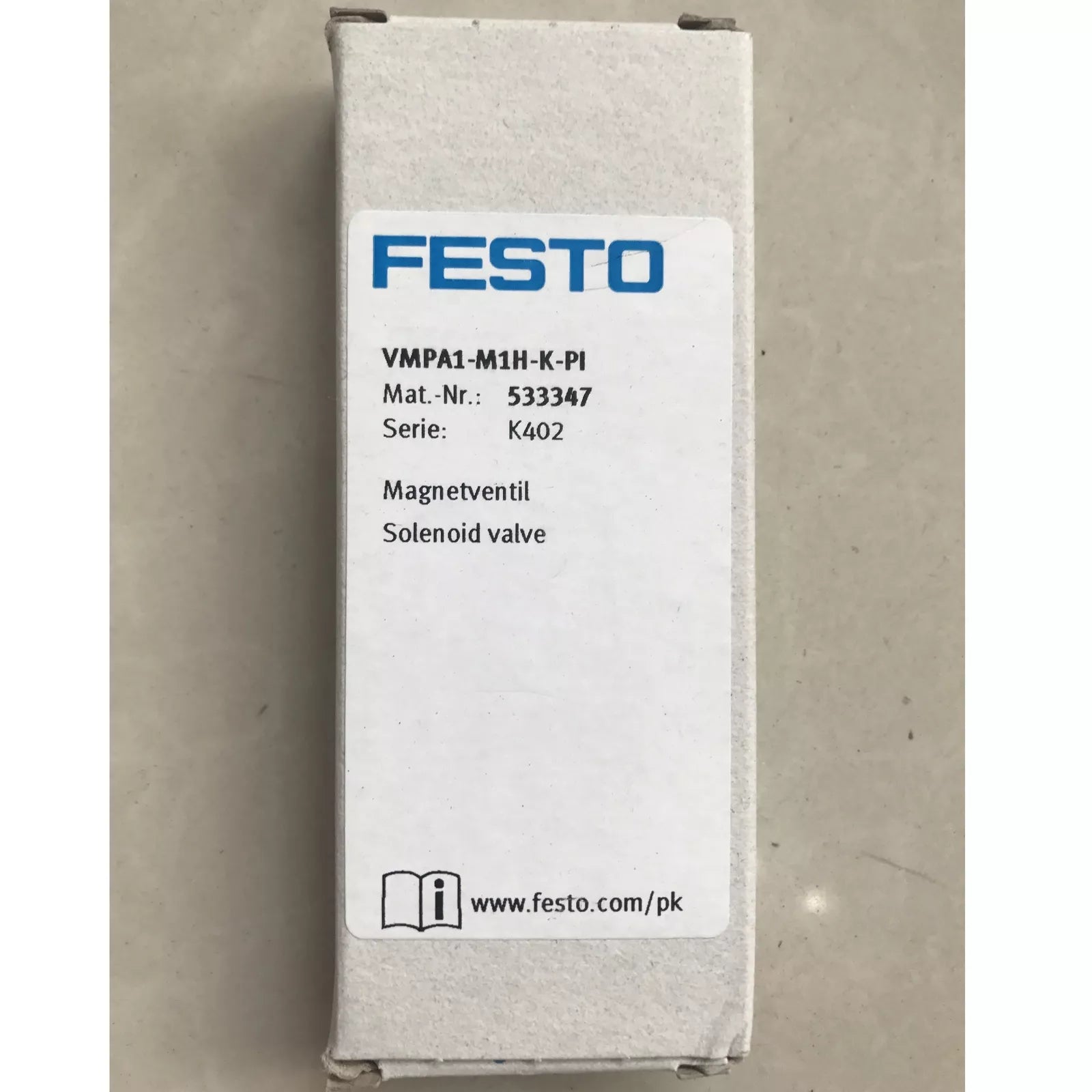 Festo VMPA1-M1H-K-PI 533347 Solenoid Valve for Industrial Use