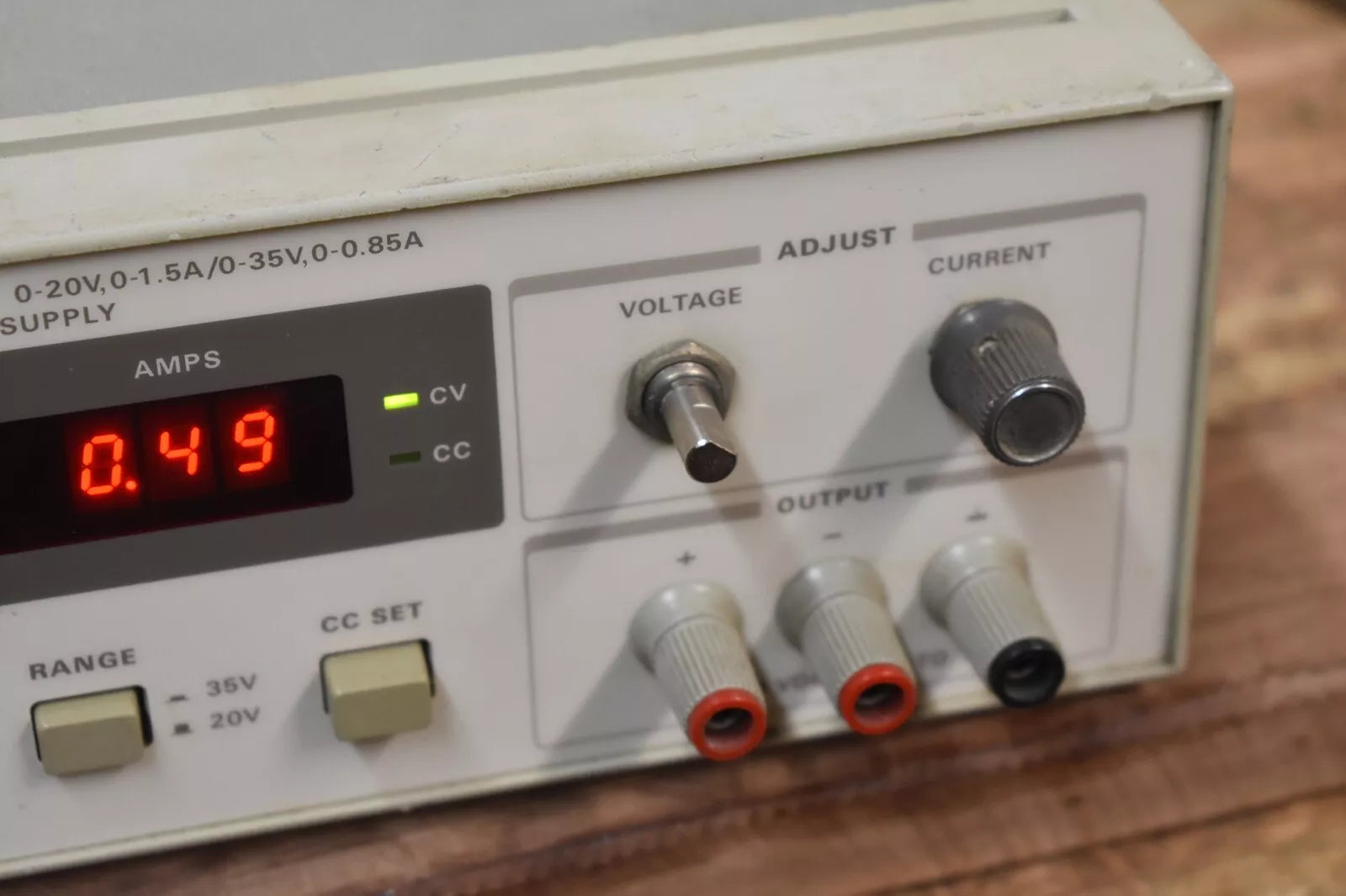 Portable Digital Multimeter with LCD Display and Test Leads
