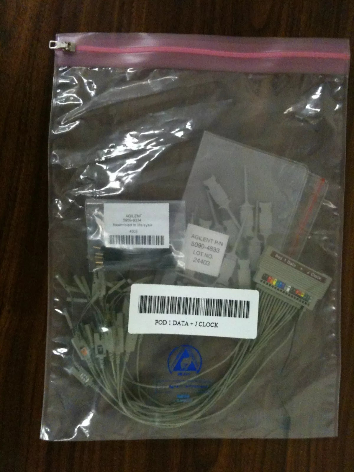 Agilent Pod 1 Data + J Clock Logic Analyzer Probe Cables Kit