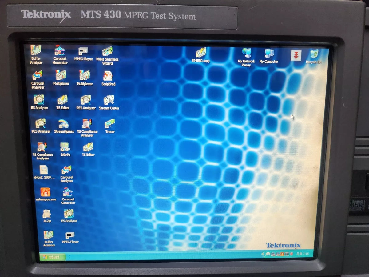 Tektronix MTS430 MPEG Test System (0184)