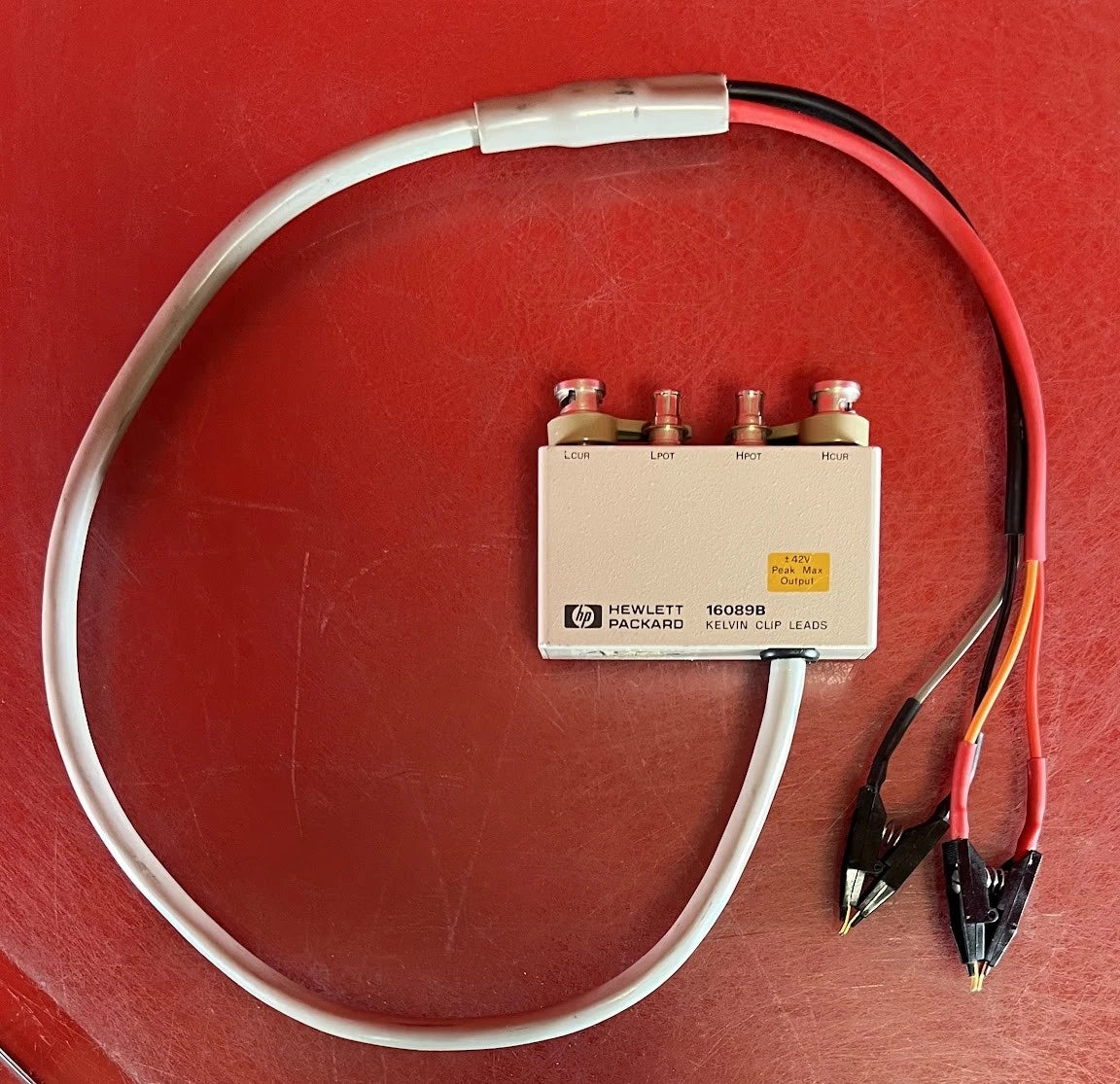 HP Agilent Keysight 16089B Kelvin Clip Leads