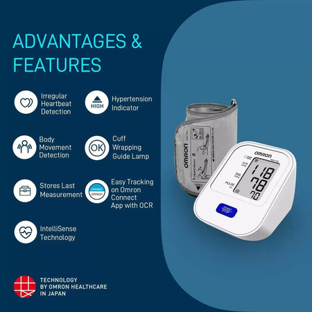 Omron HEM 7120 Digital Blood Pressure Monitor with Intellisense Technology