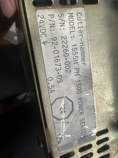 Cutler-Hammer 1555H PM 1500 Power Module | Reliable Industrial Power Supply