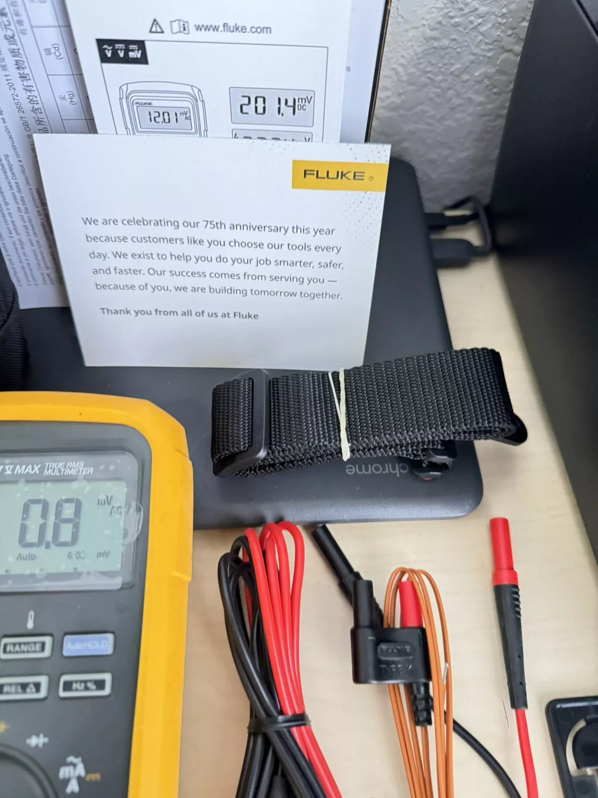 Fluke 87V-MAX/E2 Kit Industrial True RMS Heavy Duty Multimeter NEW SEALED