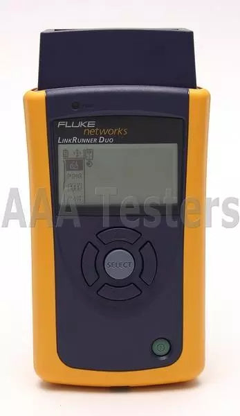 Fluke Networks LinkRunner Duo Gigabit Copper Fiber Network Tester