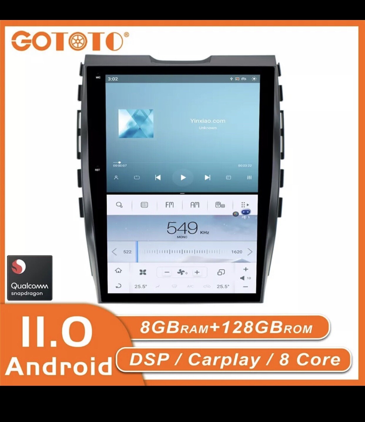 Edge 2015-2018 Android Car Radio Stereo Receiver