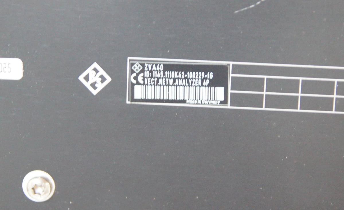 Rohde & Schwarz ZVA 40 10MHz - 40GHz Vector Signal Generator