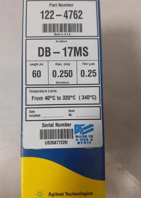 1pcs Agilent 122-4762 Gas chromatography column