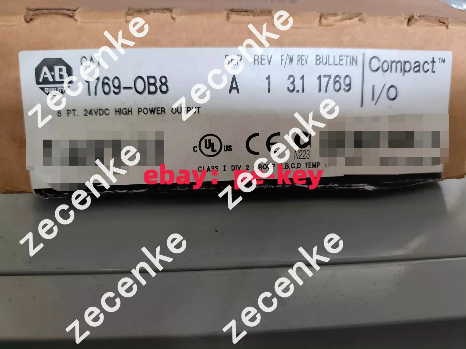 New Factory Sealed AB1769-OB8CompactLogix 8 Pt 24VDC High PowerOutput Module