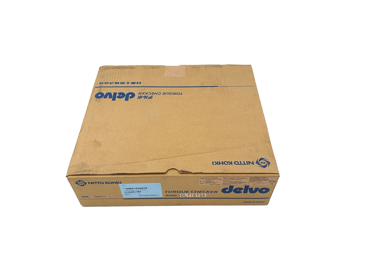 Delvo DLT1673A Torque Checker Calibration - Nitto Kohki