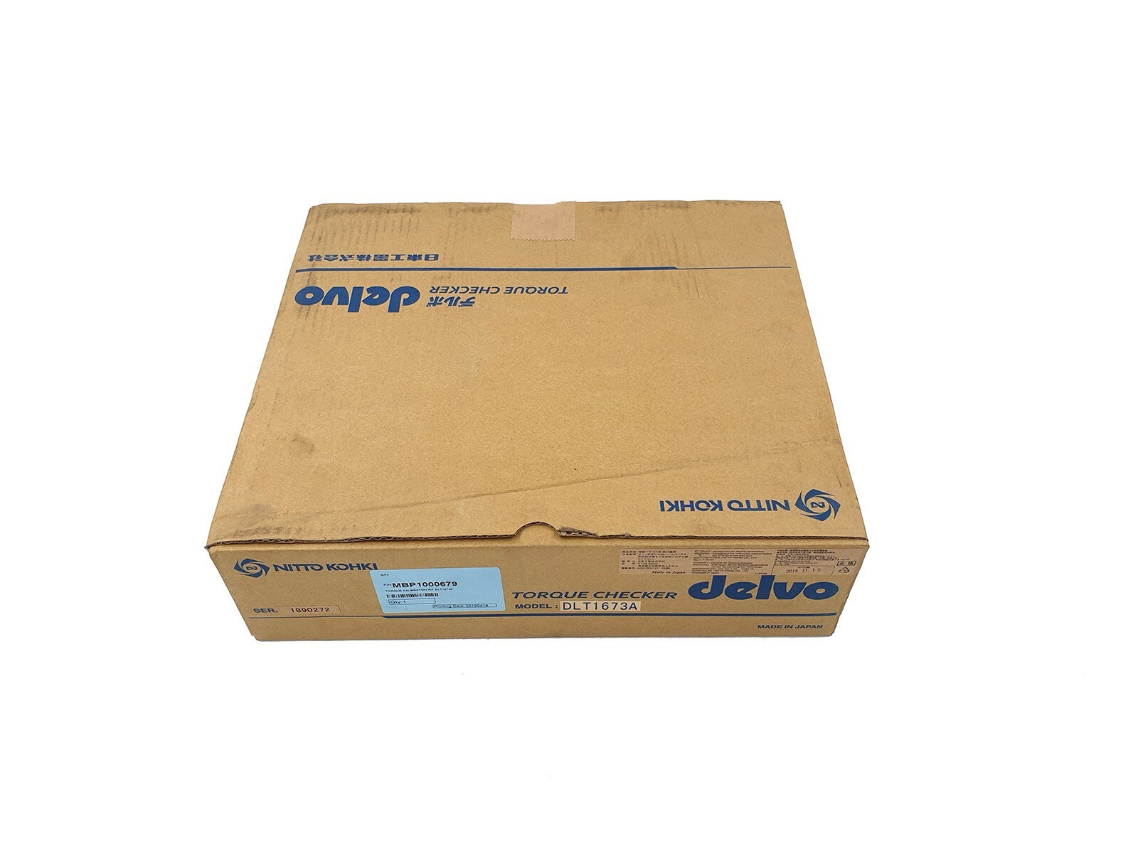 Delvo DLT1673A Torque Checker Calibration - Nitto Kohki