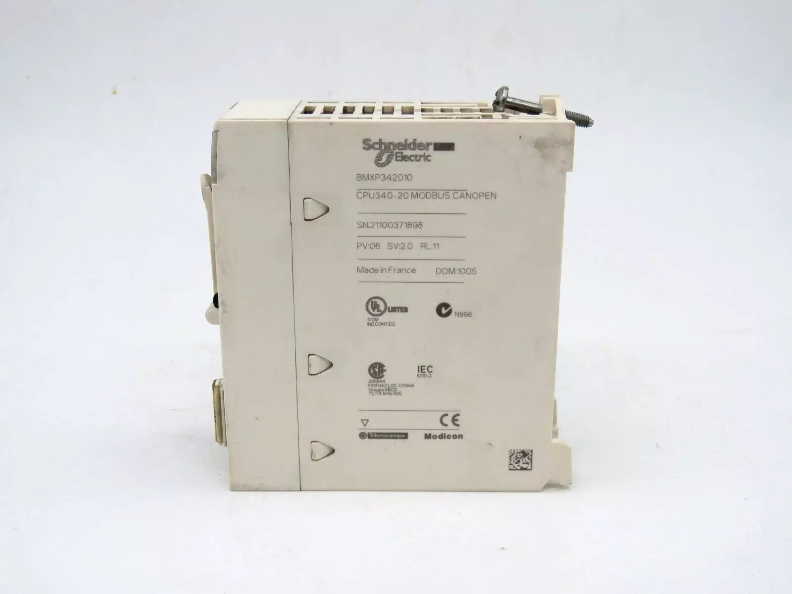 Schneider BMXP342020 CPU Processor Module Modbus Ethernet M340 24 VDC 496 KB