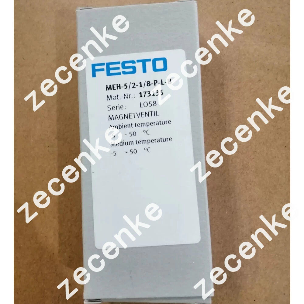 1PC New Festo MEH-5/2-1/8-P-L-B 173135 Solenoid Valve for Effective Pneumatic Control