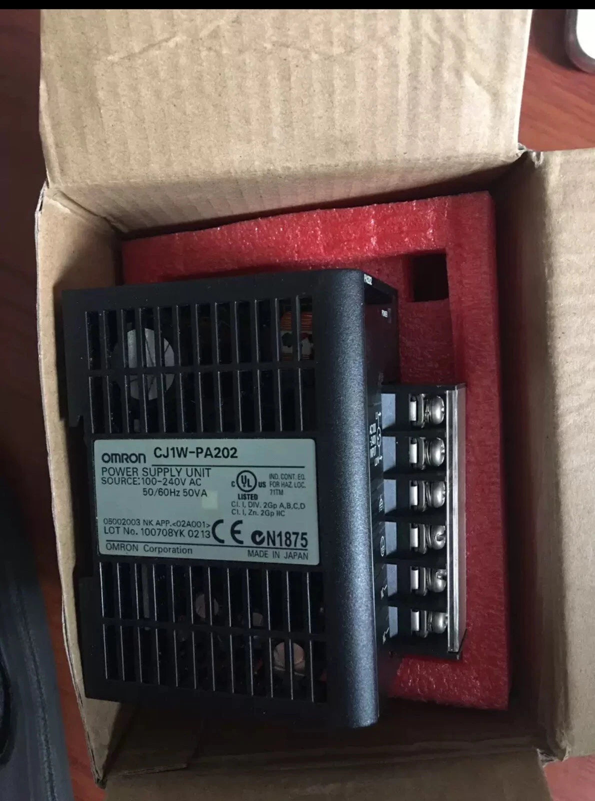 CJ1W-PA202 Programmable Logic Controller Module