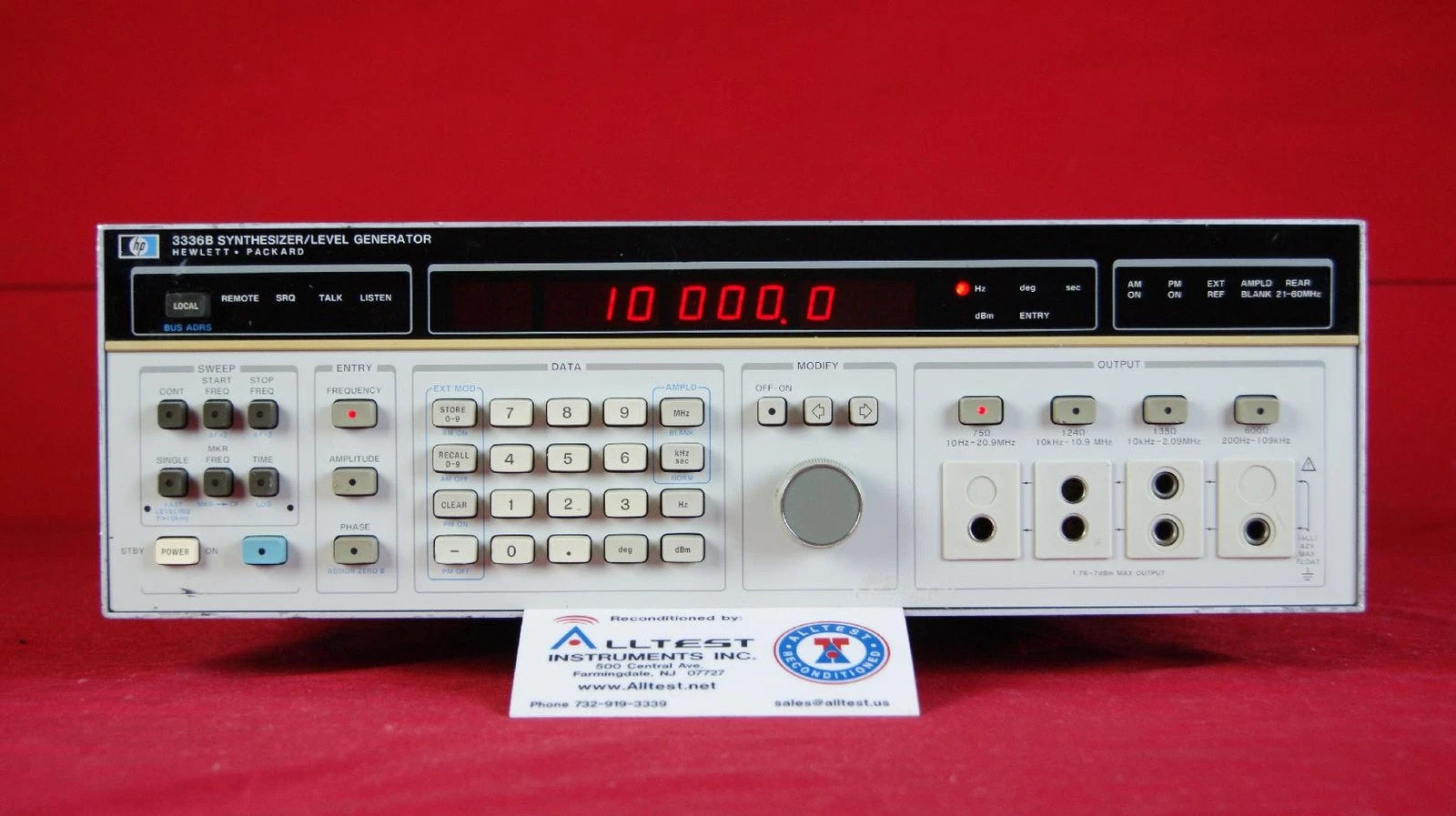 HP Agilent 3336B -006 2514A02804 21 MHz Synthesizer Level Generator