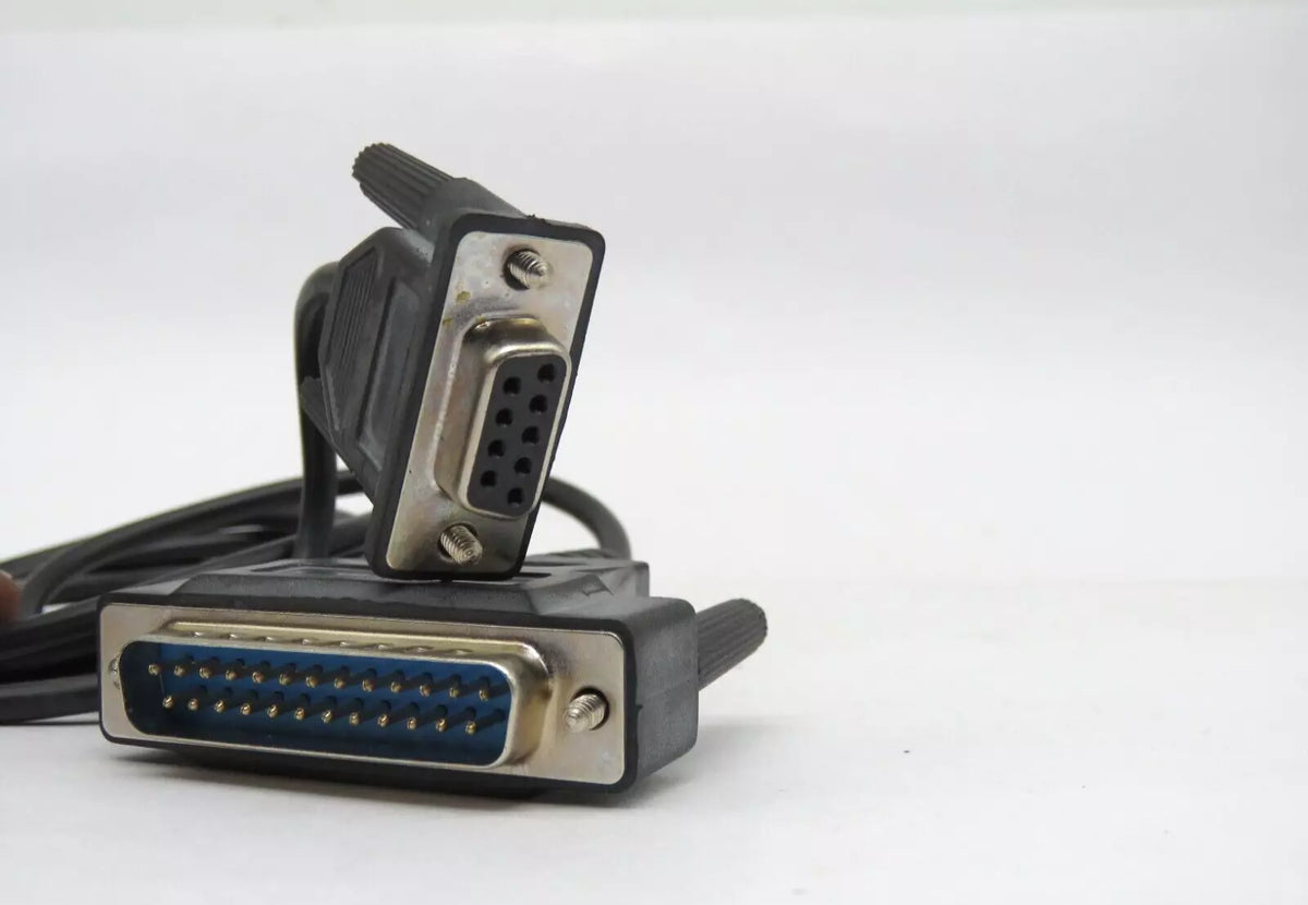 6ft Adapter Cable 25 Pin Male to 9 Pin Female RS232 Connector DB25 to DB9