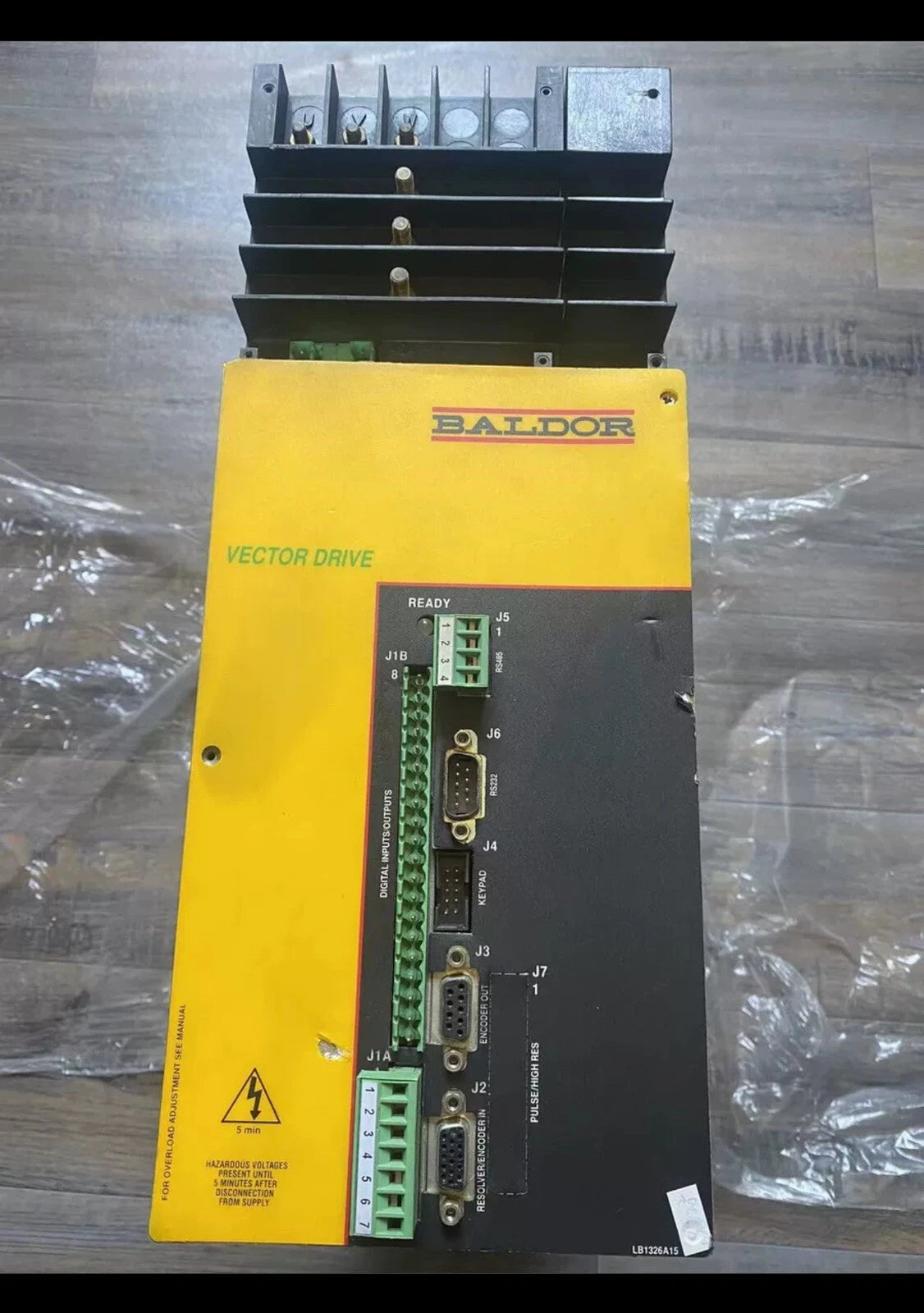 BALDOR VE0667A03 Industrial Electric Motor 1.5HP 3 Phase