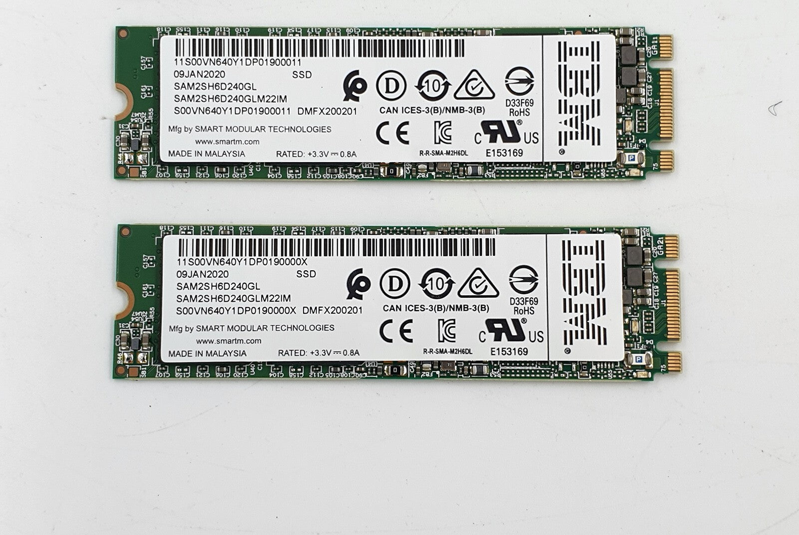 IBM SMART 240GB SSD SATA M.2