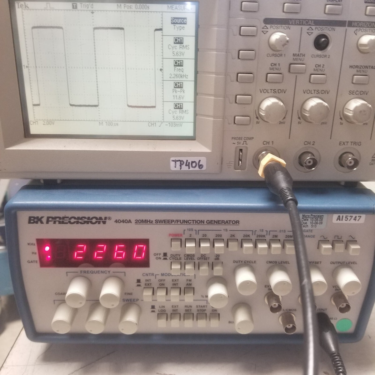 BK Precision 4040A 20 MHz Sweep Function Generator