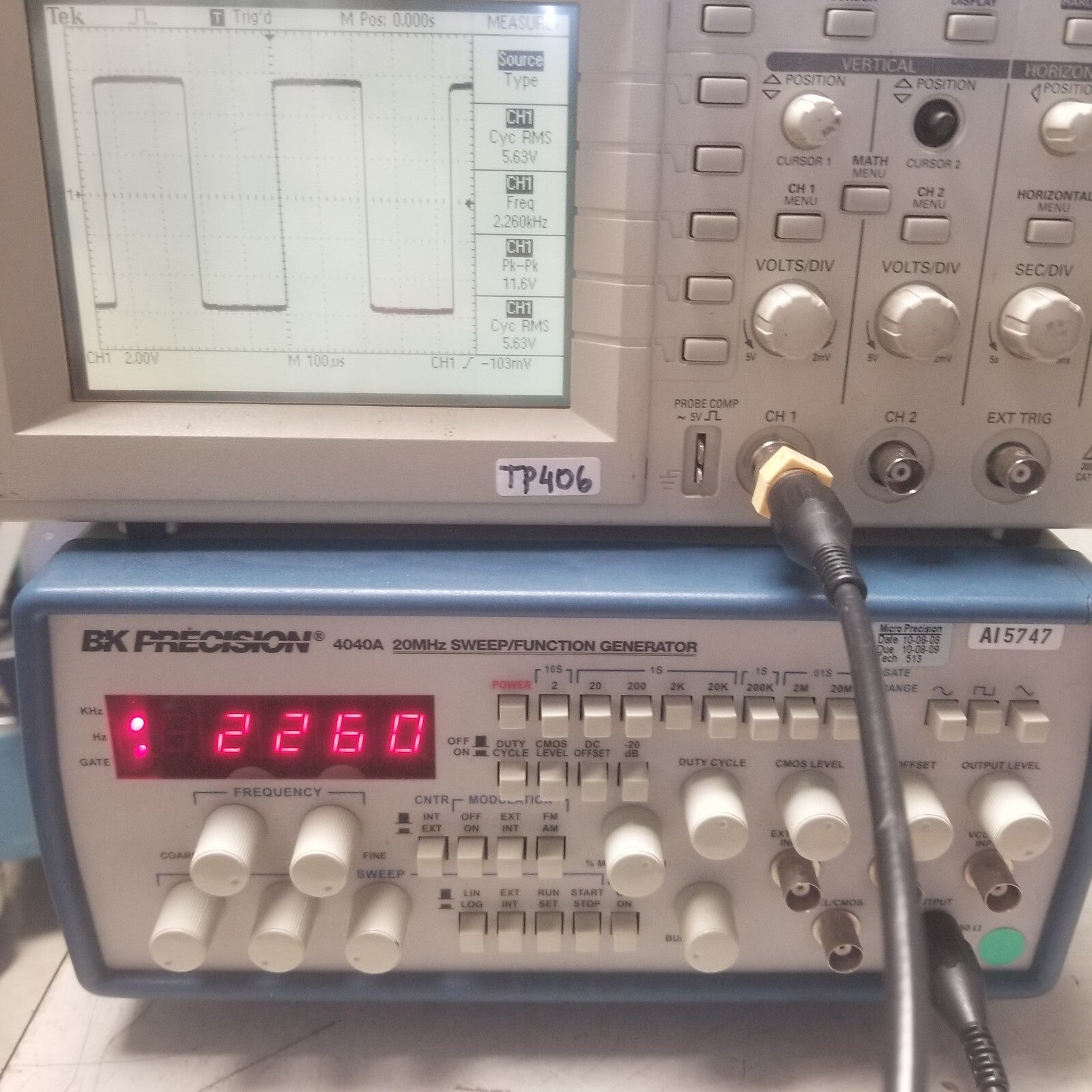 BK Precision 4040A 20 MHz Sweep Function Generator