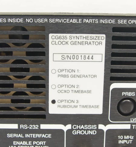 Stanford Research Systems CG635 16-Digit Clock Generator 2.05 GHz Opt 3 Rubidium