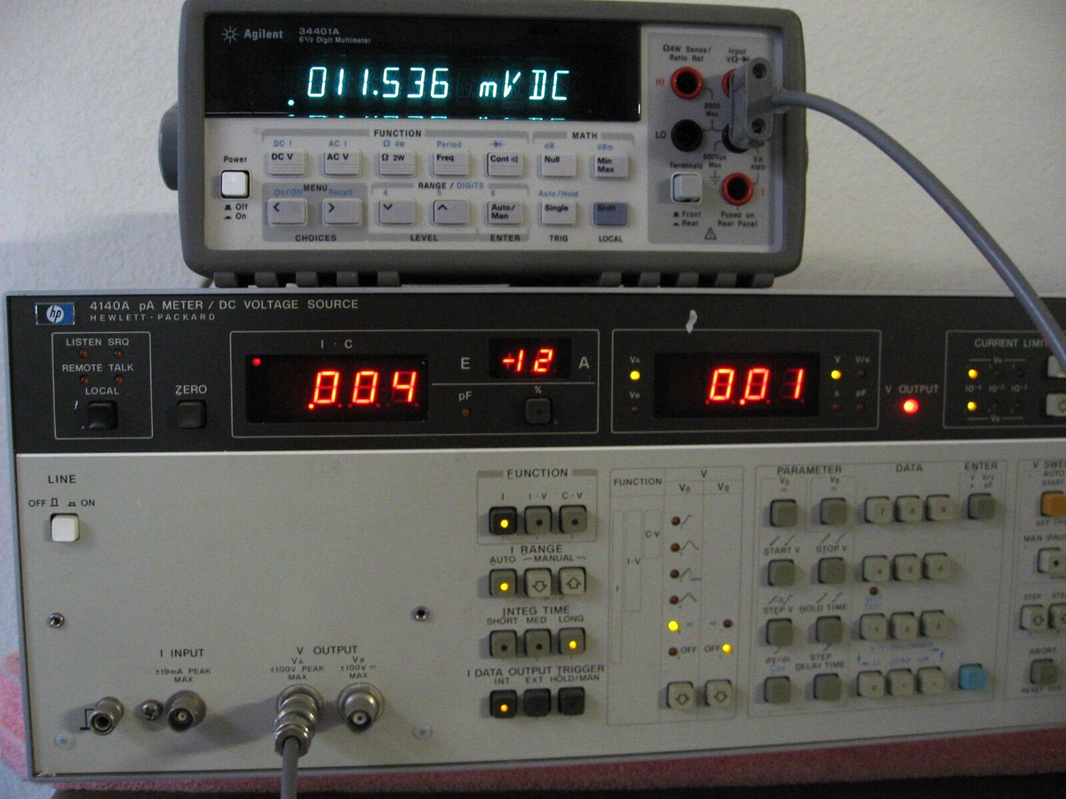 HP4140A MOSFET Leakage and Gate Capacitance Meter