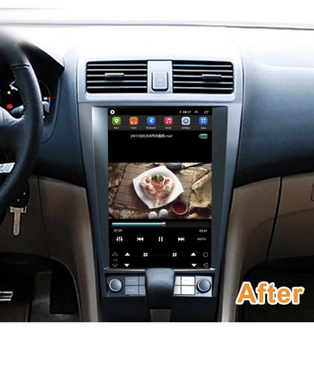 12.8" Car Radio For Honda Accord 07 2004-2007 Android 14 Tesla Stereo GPS WIFI