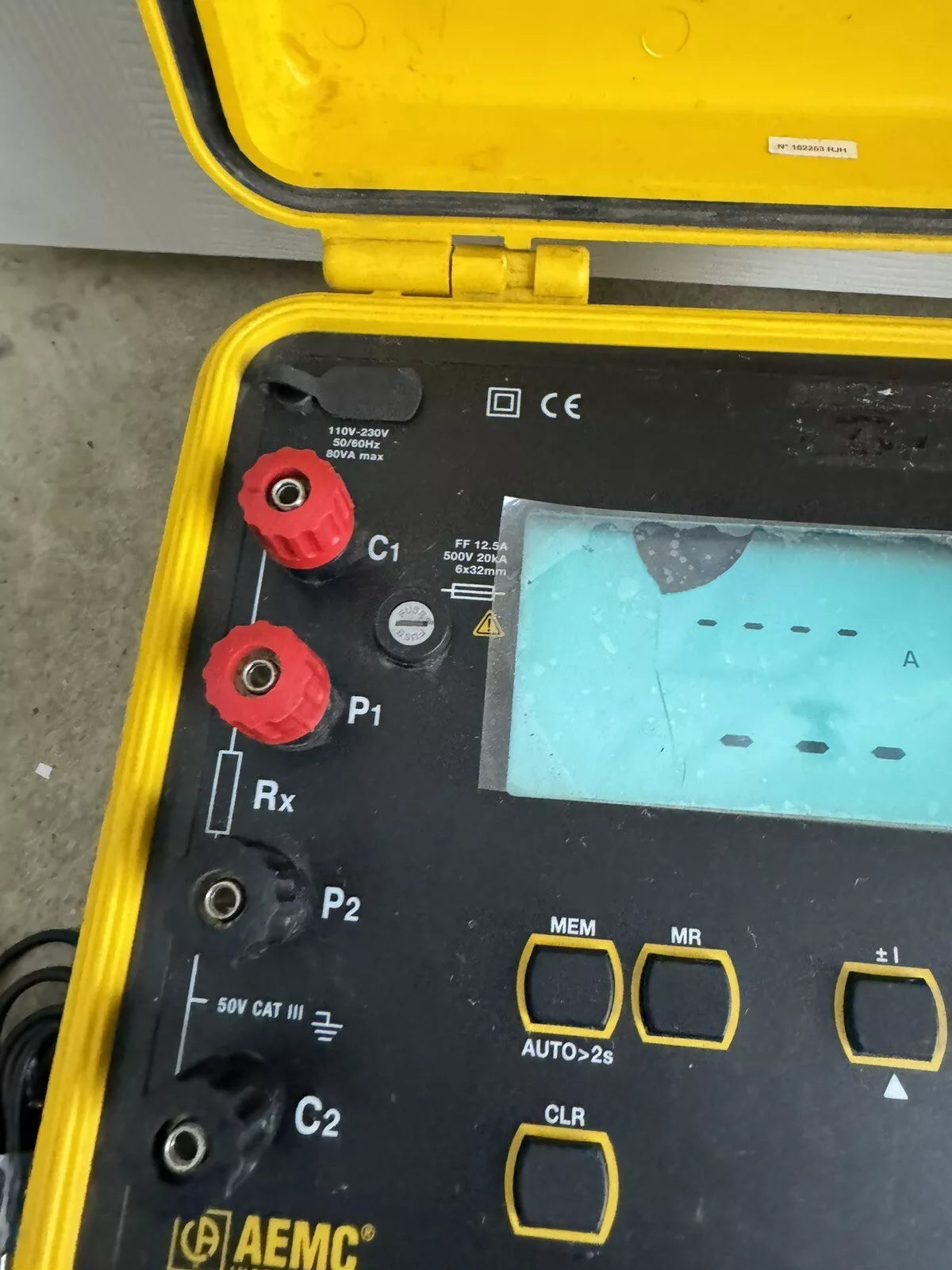 AEMC Instruments Model 6240 Micro-Ohmmeter 110V-230V 50/60Hz 80VA
