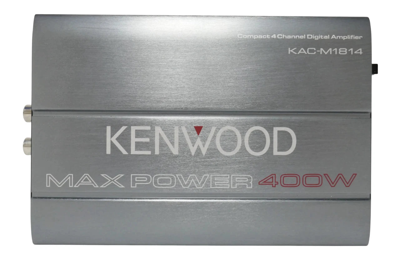 Kenwood KAC M1814 Marine/Motorsports 4 Channel Compact Amplifier, 400W