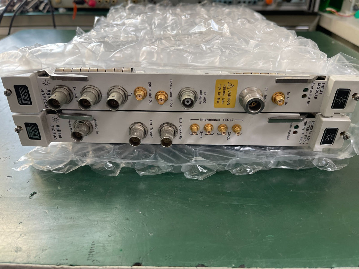 Agilent VXI 89605B_E1439A modules ONE LOT for E8408A VXI Mainframe - XG eqpt