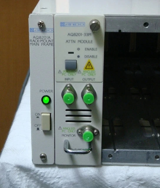 YOKOGAWA (ANDO) AQ8201-33M 1480-1650nm 0-60dB Attenuator Module with Monitor