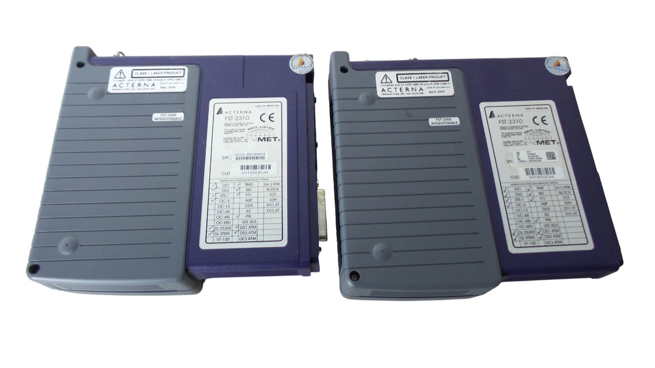 Lot of 2 Parts of Acterna JDSU FST-2310 TestPad