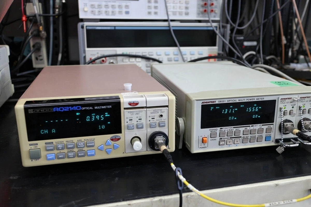 ADVANTEST Q8221 Q81211 Q81212 1310, 1550nm LD Source Optical Multimeter