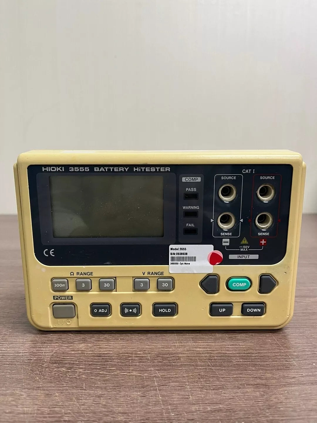 Hioki 3555 Battery HiTester 8938 - No Battery No Battery Cover