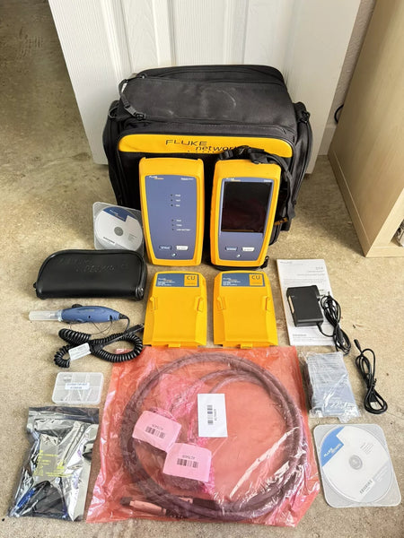 Fluke Networks DSX-5000 Versiv Cat6 Cable Certifier Tester Kit & FI-1000-Kit