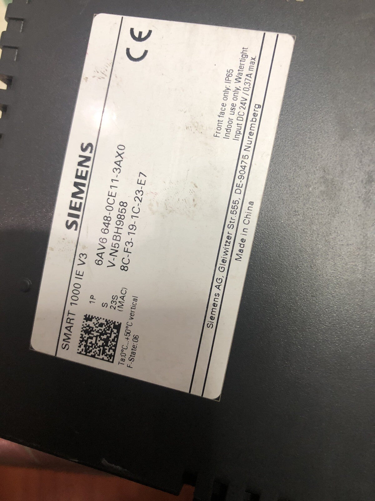 1pc   used     touch s n 6AV6 648-0CE11-3AX0