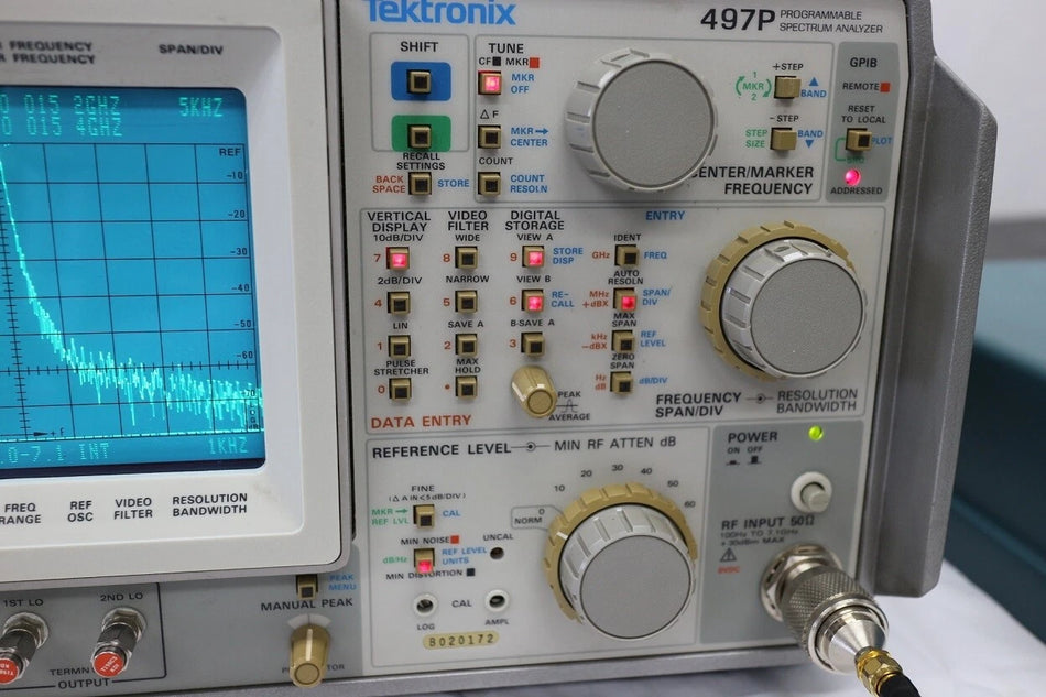 Tektronix 497P 100Hz-7GHz Spectrum Analyzer